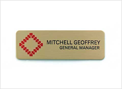 Executive Metal Name Badges, Standard Name Badges, Manufacturer, Mumbai,  India